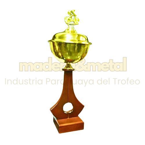 Imagen de Copa de metal con tapa - M5.187